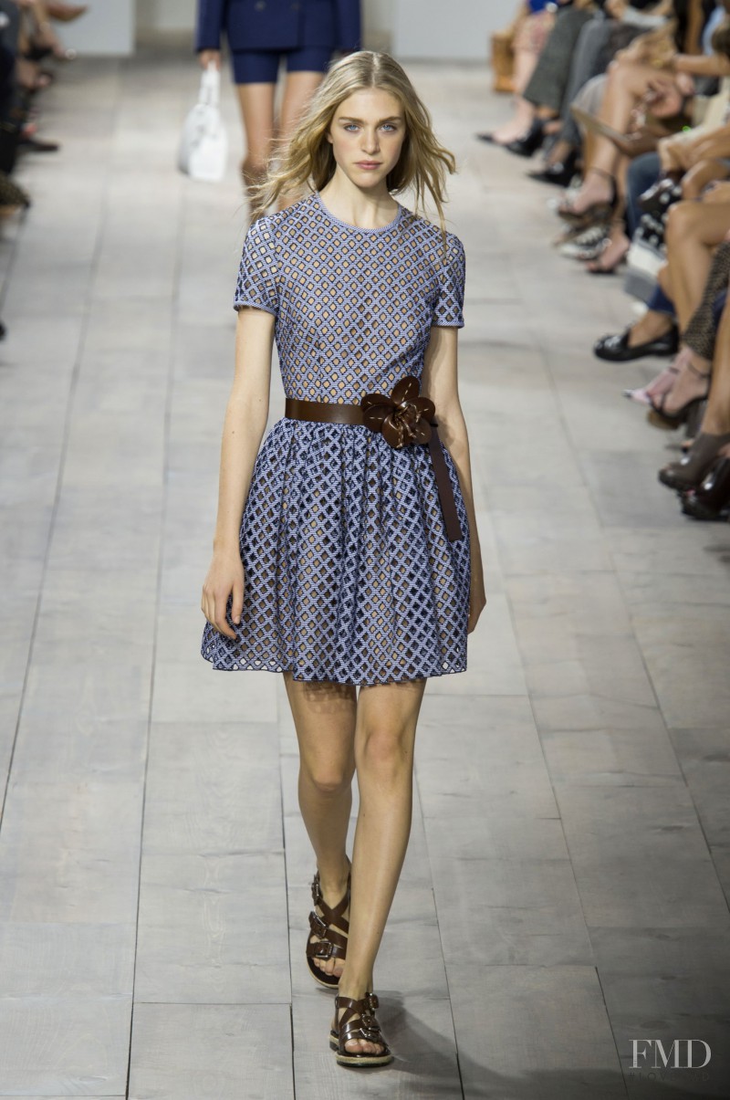 Hedvig Palm featured in  the Michael Kors Collection fashion show for Spring/Summer 2015