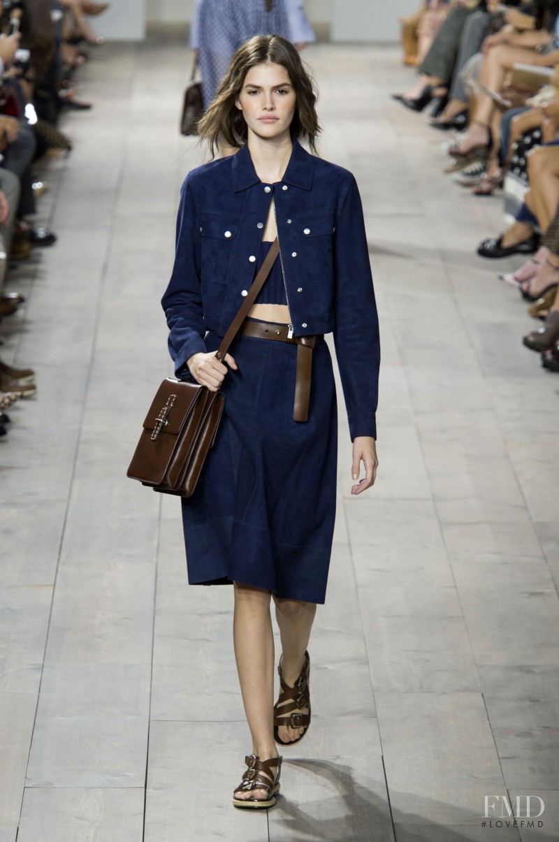Vanessa Moody featured in  the Michael Kors Collection fashion show for Spring/Summer 2015