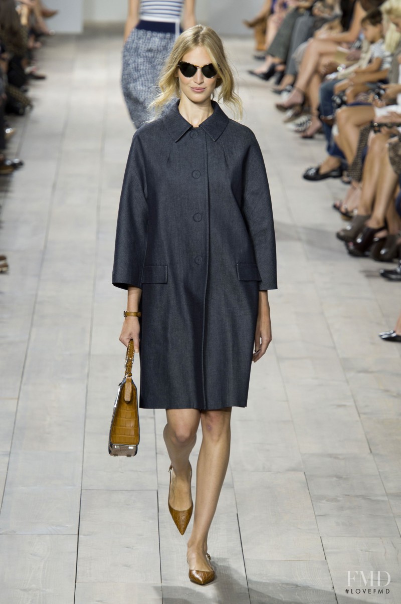 Vanessa Axente featured in  the Michael Kors Collection fashion show for Spring/Summer 2015