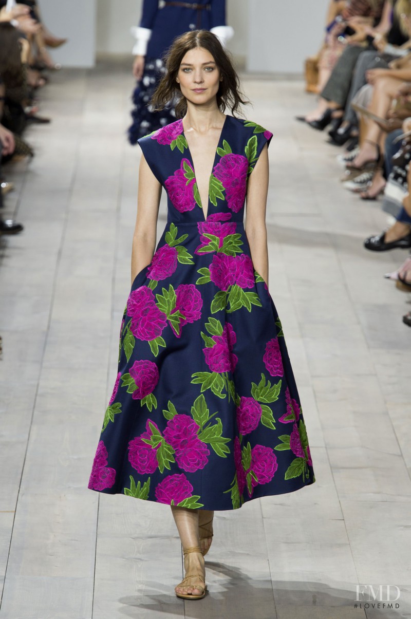 Kati Nescher featured in  the Michael Kors Collection fashion show for Spring/Summer 2015