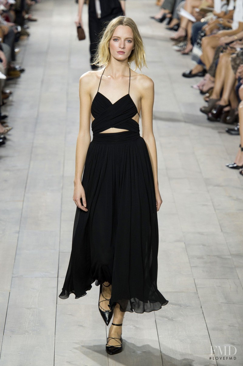 Daria Strokous featured in  the Michael Kors Collection fashion show for Spring/Summer 2015