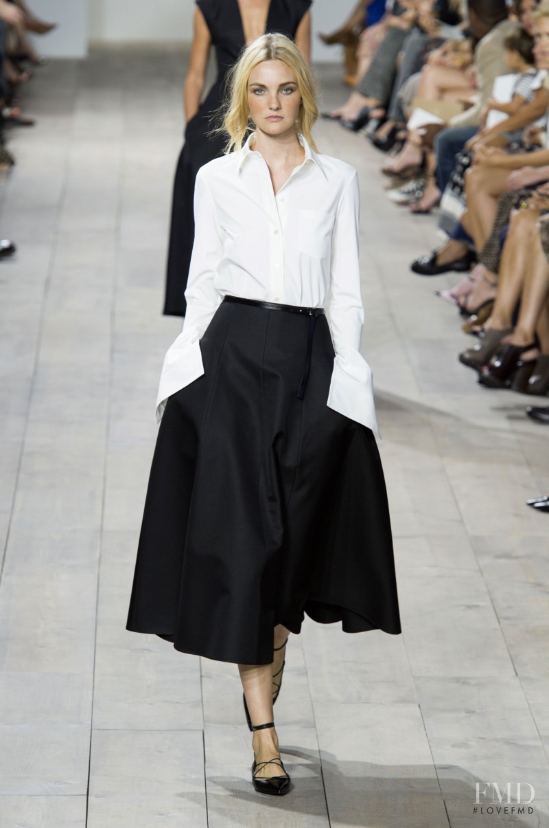 Caroline Trentini featured in  the Michael Kors Collection fashion show for Spring/Summer 2015