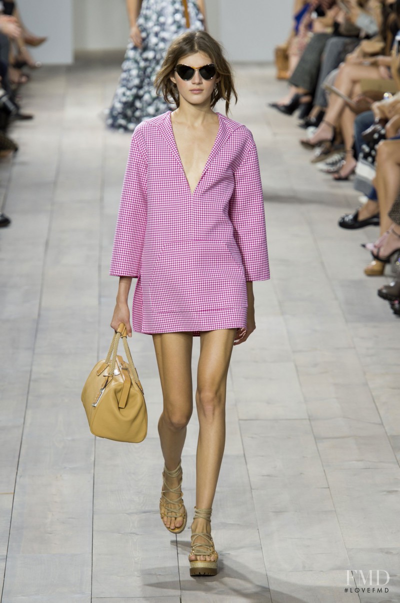 Valery Kaufman featured in  the Michael Kors Collection fashion show for Spring/Summer 2015