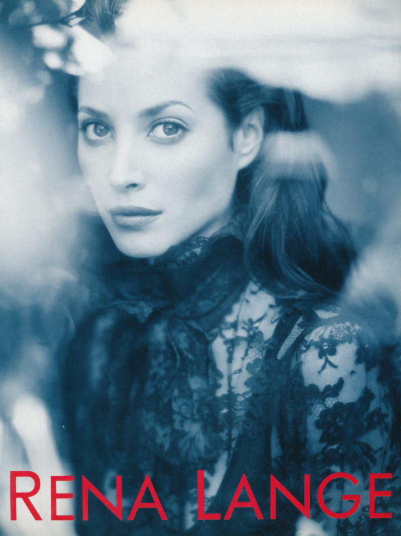 Christy Turlington featured in  the Rena Lange advertisement for Autumn/Winter 1994