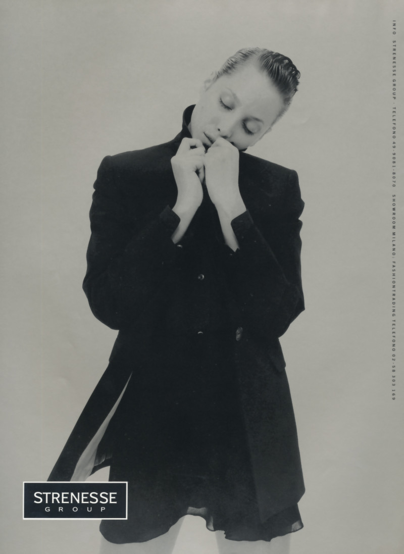 Christy Turlington featured in  the Strenesse Gabriele Strehle advertisement for Autumn/Winter 1994