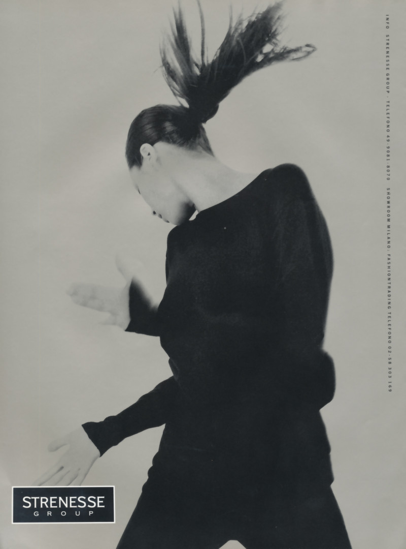 Christy Turlington featured in  the Strenesse Gabriele Strehle advertisement for Autumn/Winter 1994