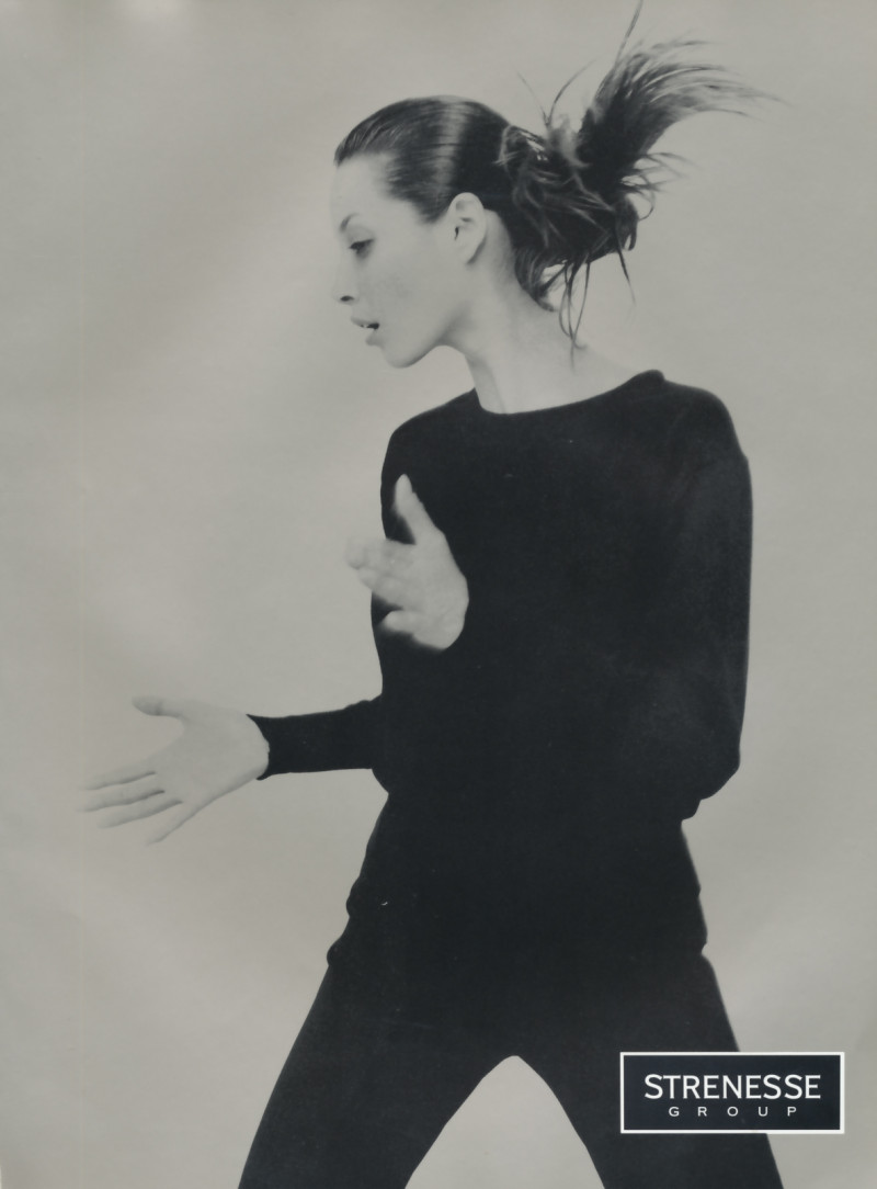 Christy Turlington featured in  the Strenesse Gabriele Strehle advertisement for Autumn/Winter 1994