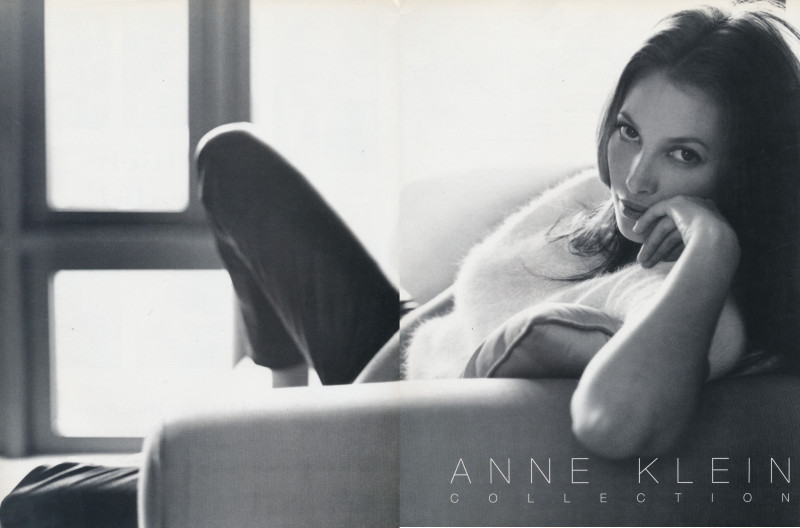 Christy Turlington featured in  the Anne Klein advertisement for Autumn/Winter 1995