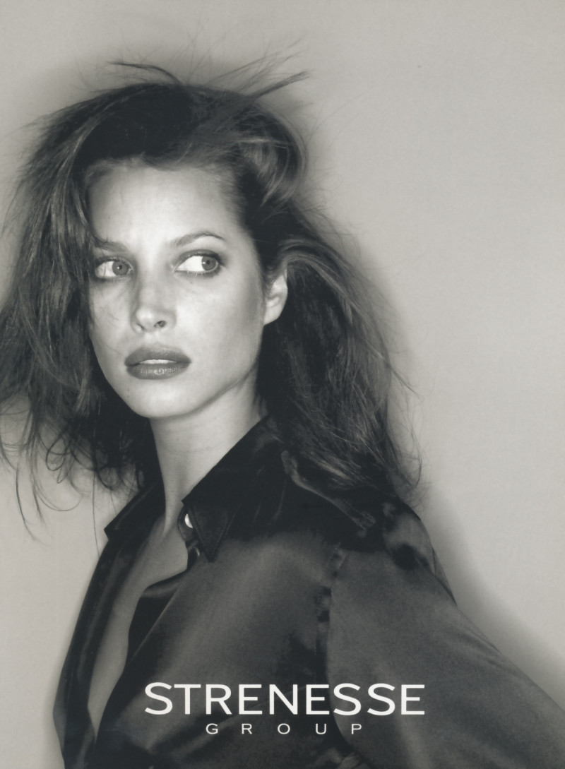 Christy Turlington featured in  the Strenesse Gabriele Strehle advertisement for Spring/Summer 1995