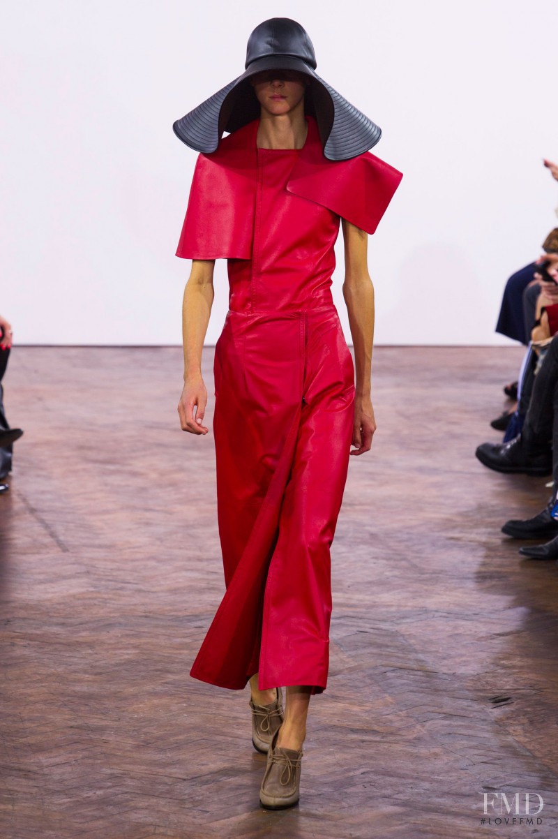 Phillipa Hemphrey featured in  the J.W. Anderson fashion show for Spring/Summer 2015
