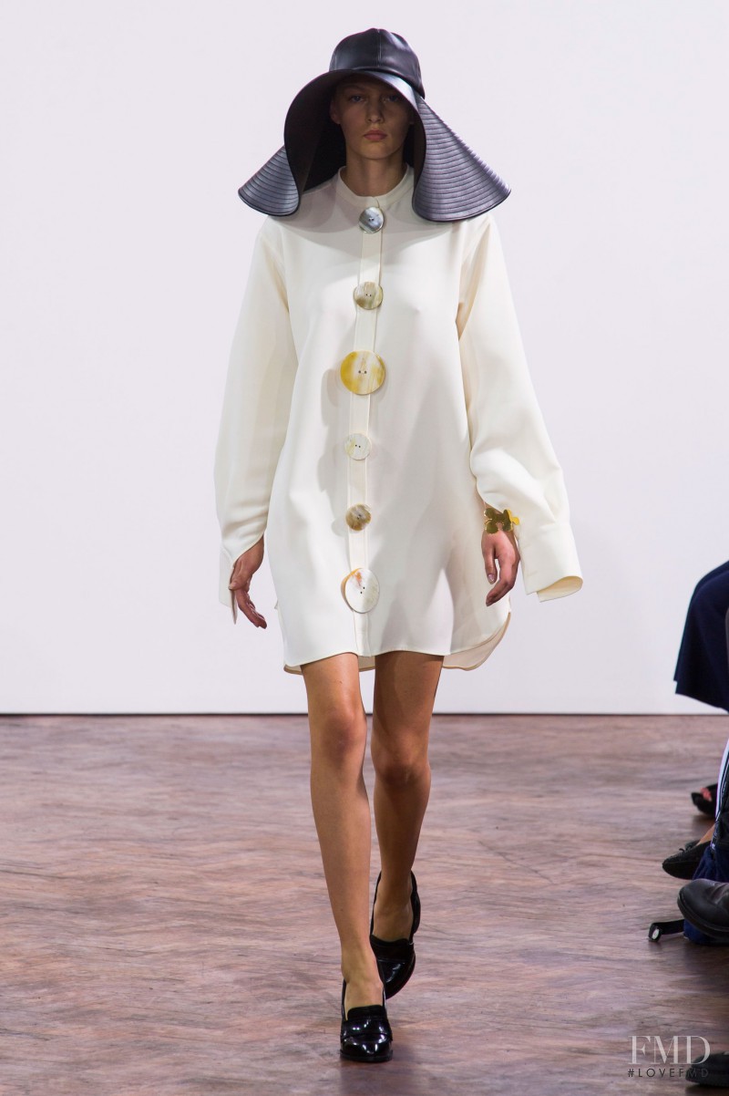 Marta Placzek featured in  the J.W. Anderson fashion show for Spring/Summer 2015