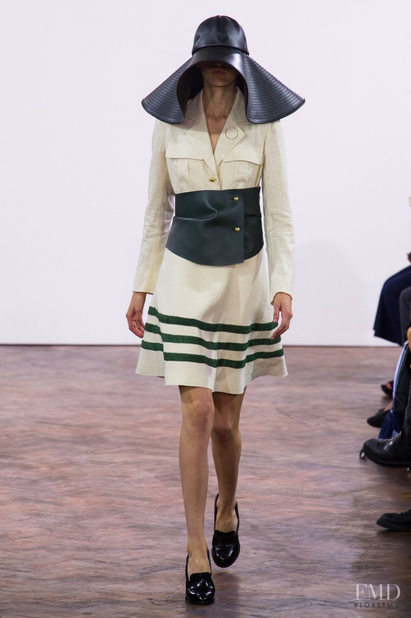 Zoe Huxford featured in  the J.W. Anderson fashion show for Spring/Summer 2015