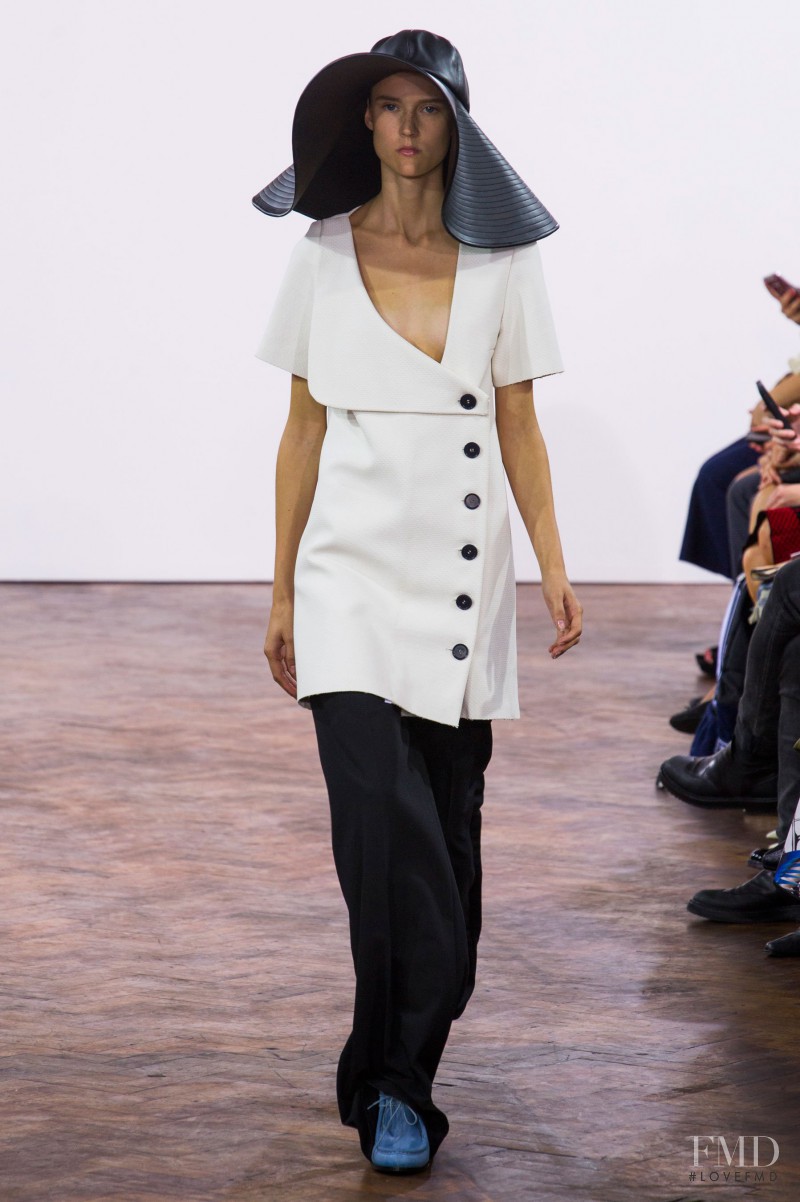 Harleth Kuusik featured in  the J.W. Anderson fashion show for Spring/Summer 2015