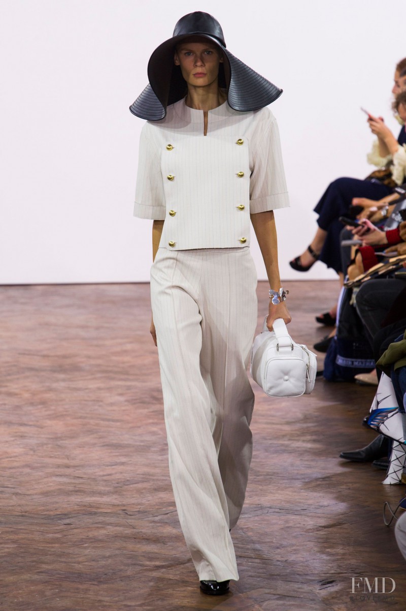 Alexandra Elizabeth Ljadov featured in  the J.W. Anderson fashion show for Spring/Summer 2015