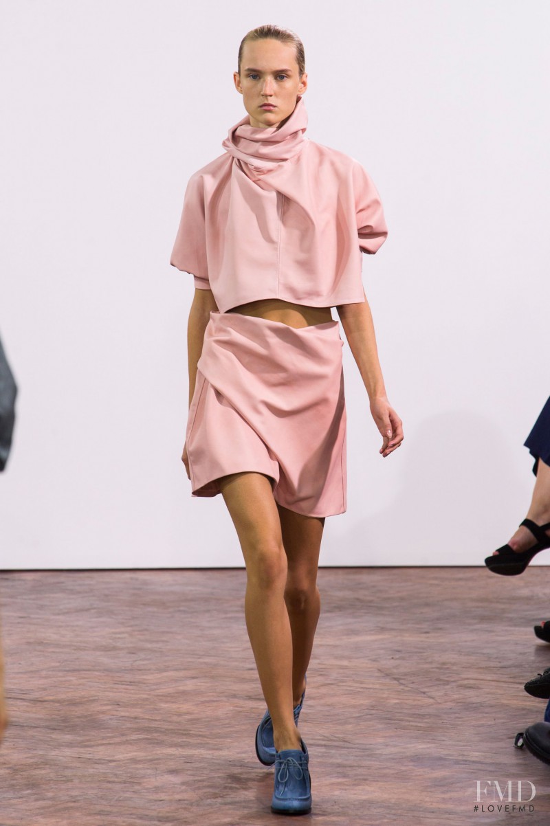 Harleth Kuusik featured in  the J.W. Anderson fashion show for Spring/Summer 2015