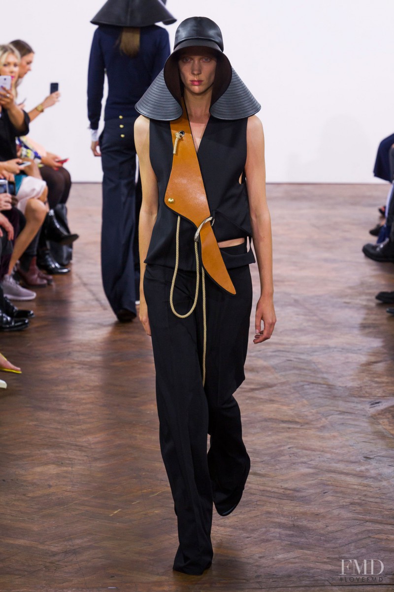 Annely Bouma featured in  the J.W. Anderson fashion show for Spring/Summer 2015