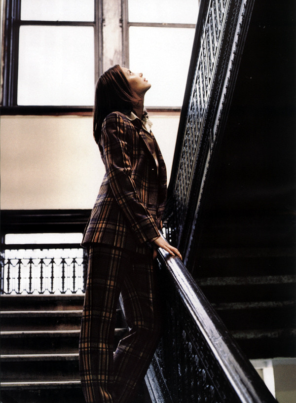 Christy Turlington featured in  the Ellen Tracy advertisement for Autumn/Winter 1997