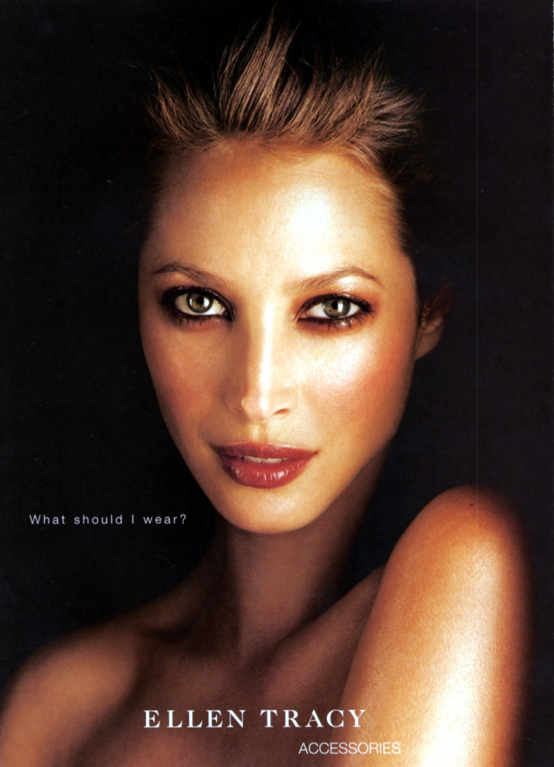 Christy Turlington featured in  the Ellen Tracy advertisement for Autumn/Winter 1997