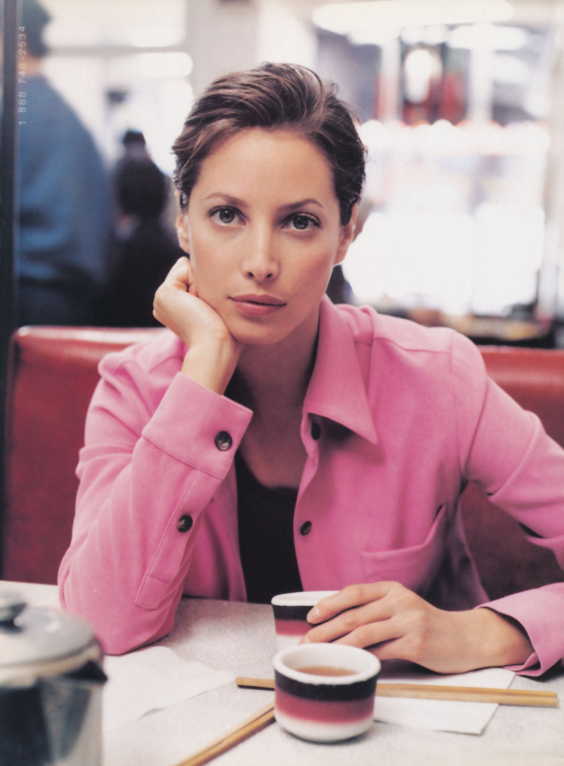 Christy Turlington featured in  the Ellen Tracy advertisement for Autumn/Winter 1997