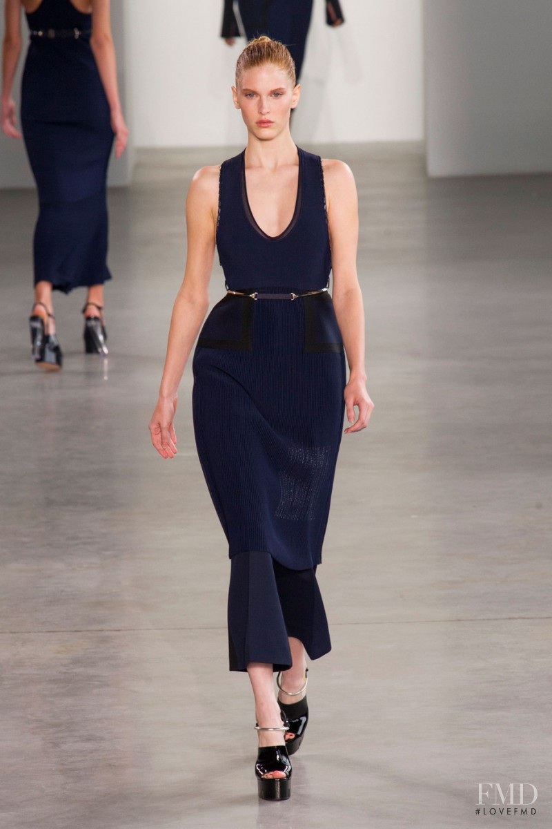 Niki Trefilova featured in  the Calvin Klein 205W39NYC fashion show for Spring/Summer 2015