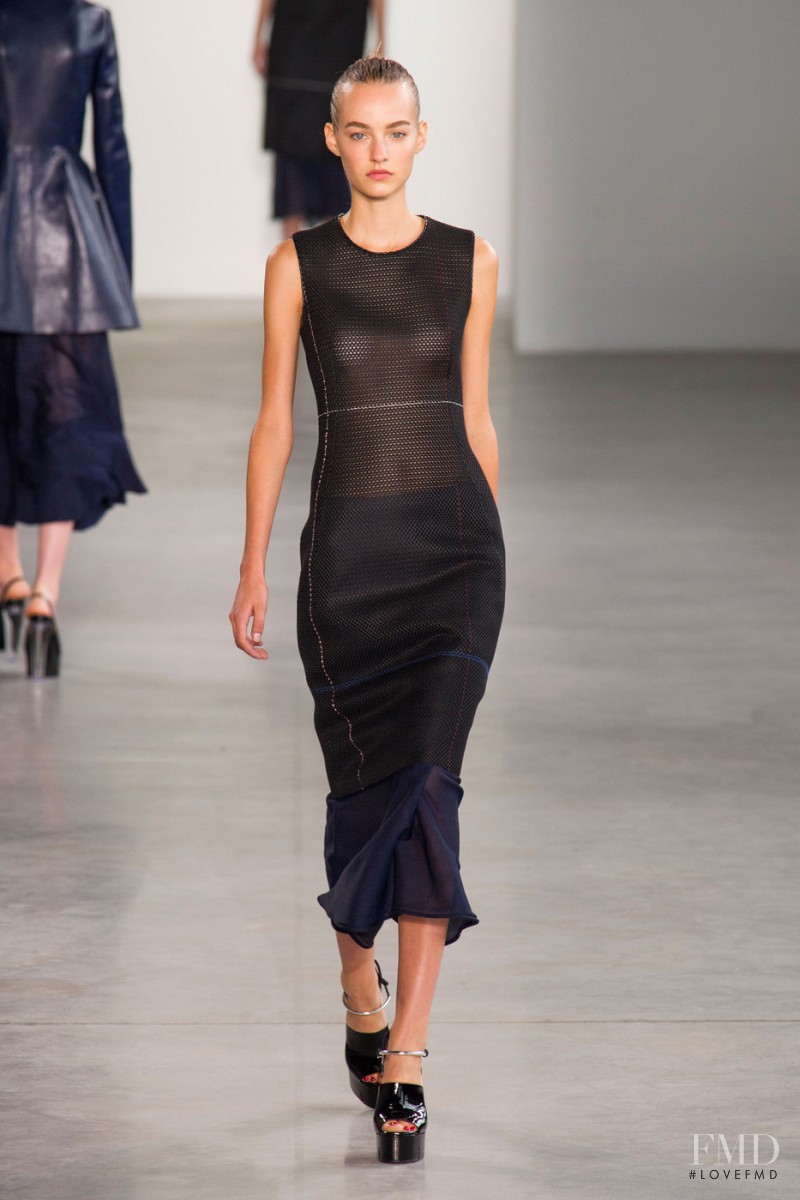 Maartje Verhoef featured in  the Calvin Klein 205W39NYC fashion show for Spring/Summer 2015