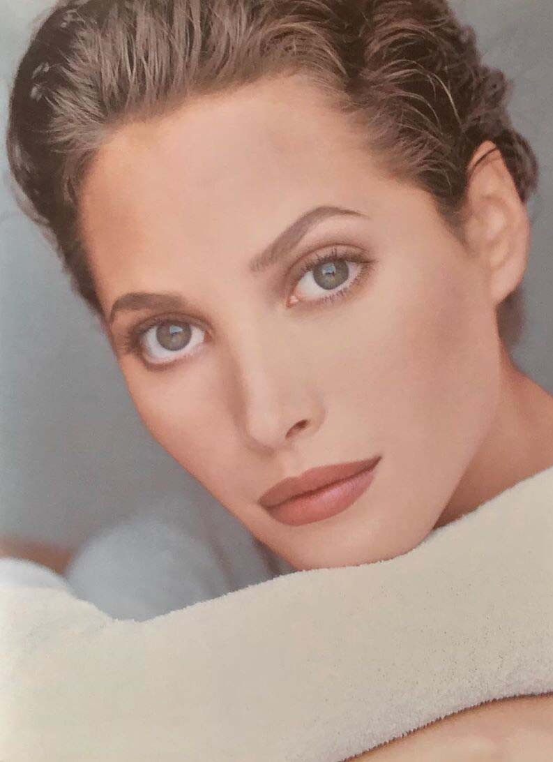 Christy Turlington featured in  the Shiseido advertisement for Autumn/Winter 1997