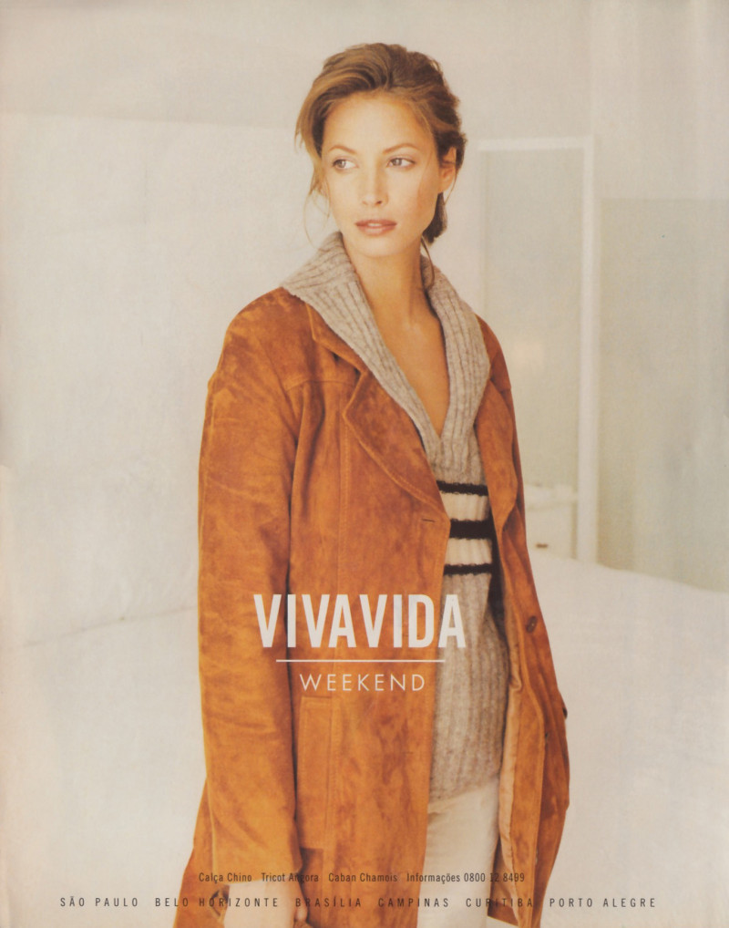 Christy Turlington featured in  the Vivavida advertisement for Autumn/Winter 1997