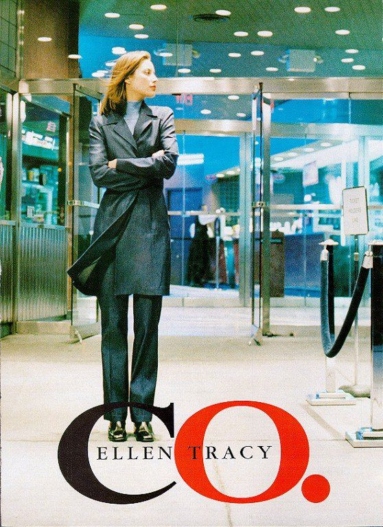 Christy Turlington featured in  the Ellen Tracy advertisement for Autumn/Winter 1998