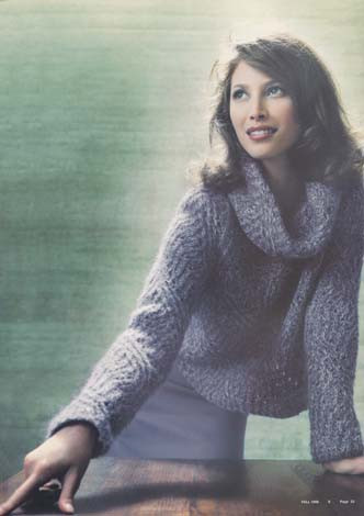 Christy Turlington featured in  the Ellen Tracy catalogue for Autumn/Winter 1998