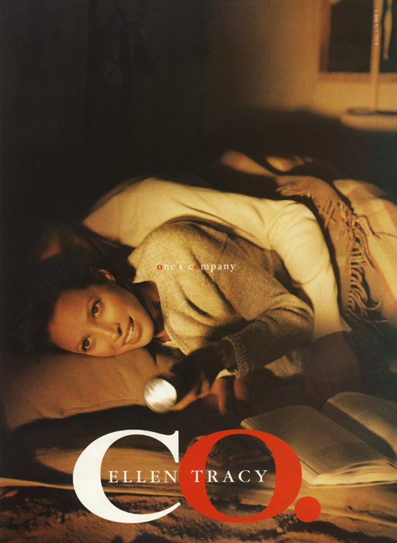 Christy Turlington featured in  the Ellen Tracy advertisement for Spring/Summer 1998