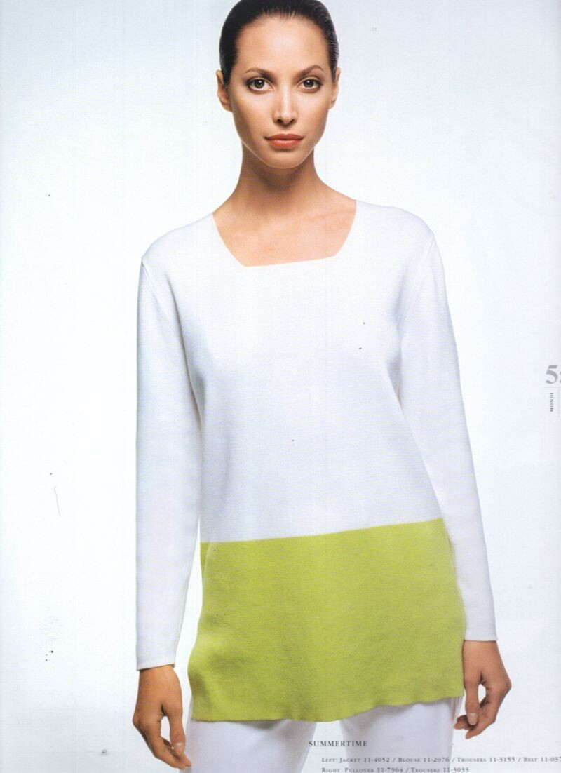 Christy Turlington featured in  the mondi advertisement for Spring/Summer 1998