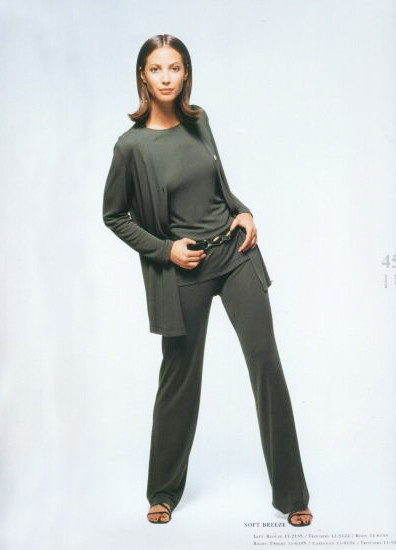 Christy Turlington featured in  the mondi advertisement for Spring/Summer 1998