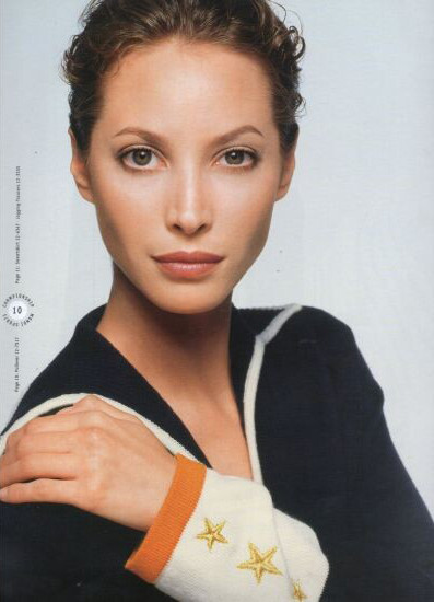 Christy Turlington featured in  the mondi Sports advertisement for Spring/Summer 1998