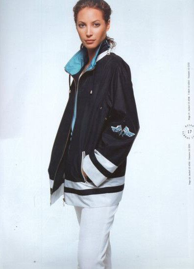 Christy Turlington featured in  the mondi Sports advertisement for Spring/Summer 1998