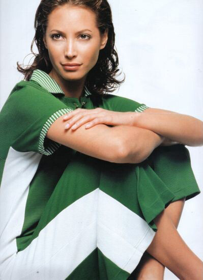 Christy Turlington featured in  the mondi Sports advertisement for Spring/Summer 1998