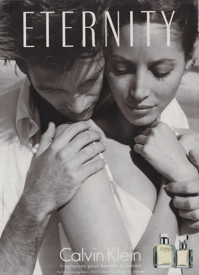 Christy Turlington featured in  the Calvin Klein Fragrance Eternity advertisement for Spring/Summer 1999