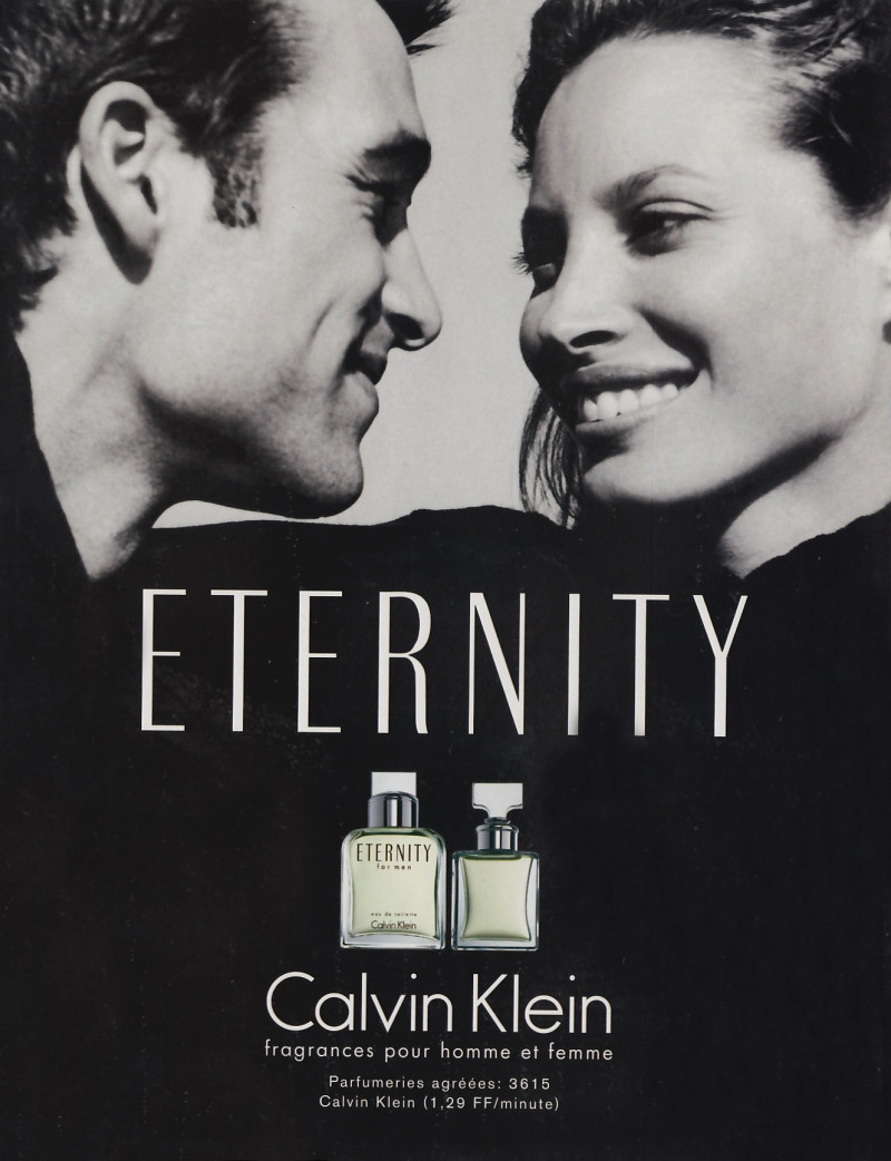 Christy Turlington featured in  the Calvin Klein Fragrance Eternity advertisement for Autumn/Winter 1999