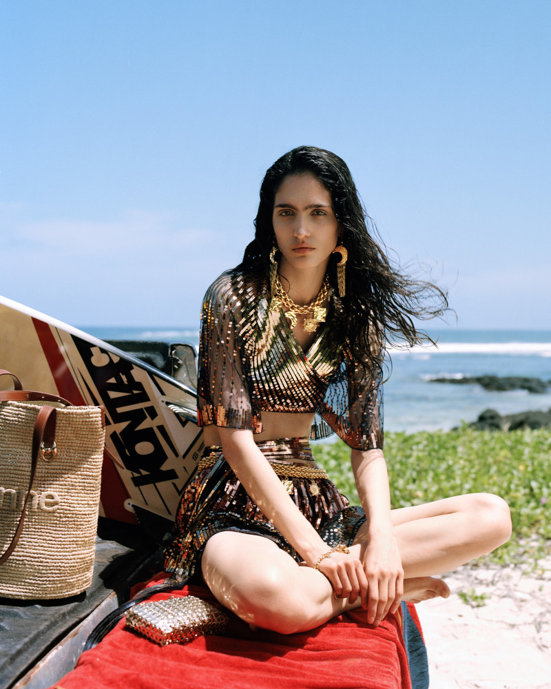Sara Caballero featured in  the Paco Rabanne Sundate 2024 Collection advertisement for Summer 2024
