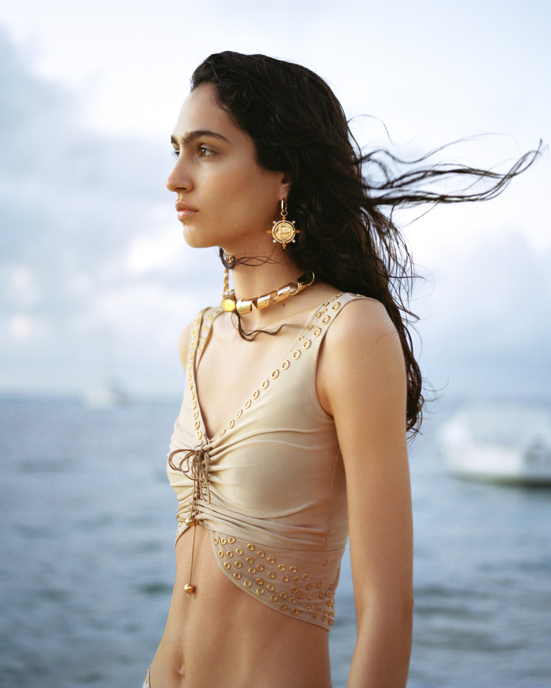 Sara Caballero featured in  the Paco Rabanne Sundate 2024 Collection advertisement for Summer 2024