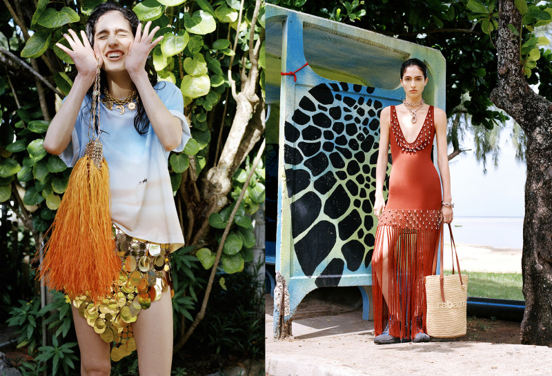 Sara Caballero featured in  the Paco Rabanne Sundate 2024 Collection advertisement for Summer 2024