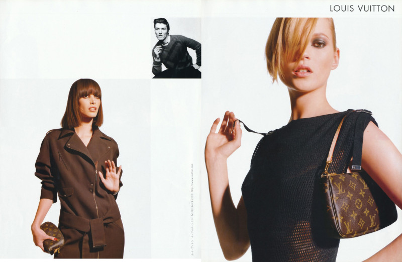 Christy Turlington featured in  the Louis Vuitton advertisement for Autumn/Winter 2000