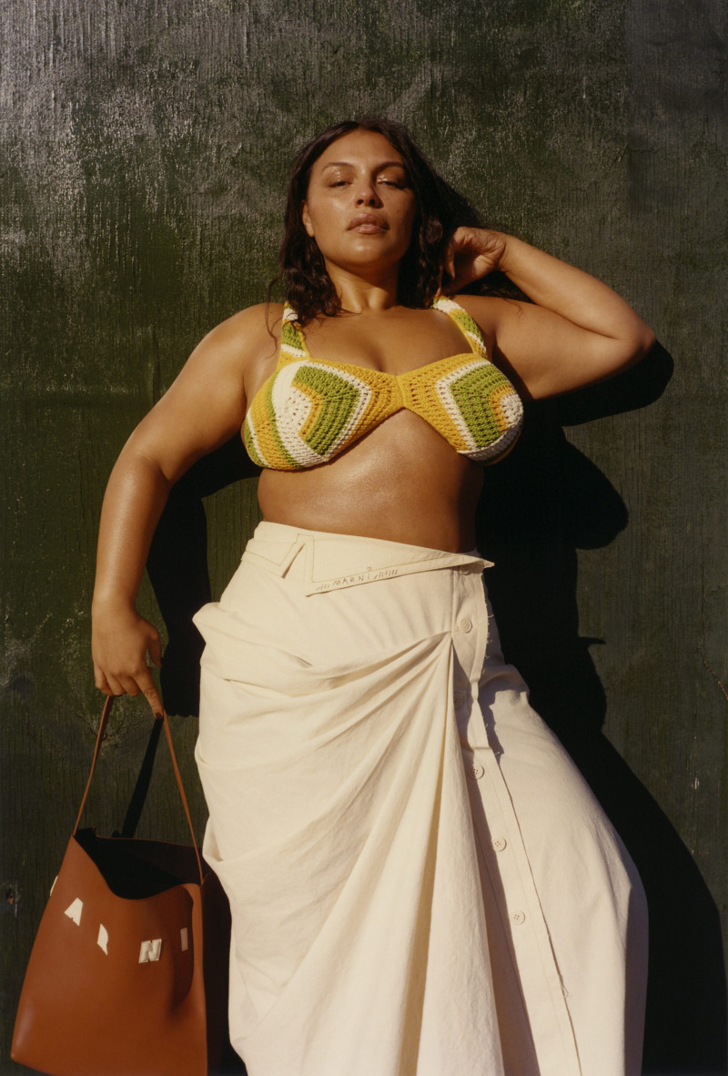 Paloma Elsesser featured in  the Marni Marni Jam x Paloma Elsesser High Summer 2024 Collection advertisement for Summer 2024