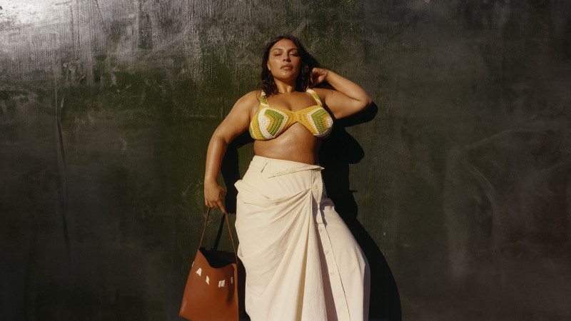 Paloma Elsesser featured in  the Marni Marni Jam x Paloma Elsesser High Summer 2024 Collection advertisement for Summer 2024