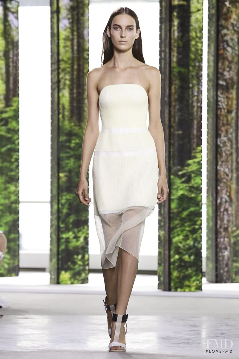 Julia Bergshoeff featured in  the Hugo Boss fashion show for Spring/Summer 2015