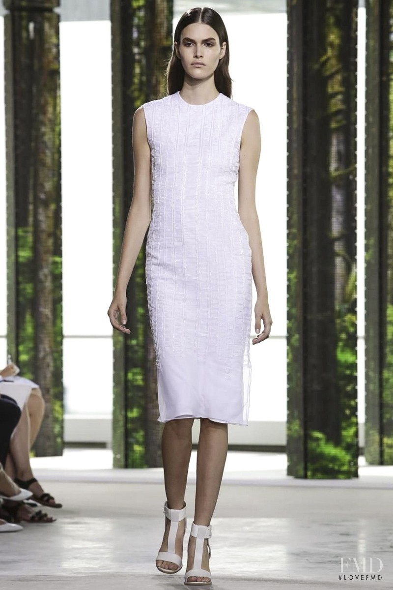 Vanessa Moody featured in  the Hugo Boss fashion show for Spring/Summer 2015