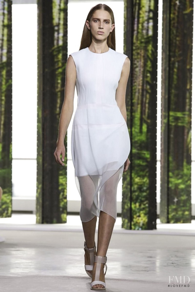 Sabina Lobova featured in  the Hugo Boss fashion show for Spring/Summer 2015