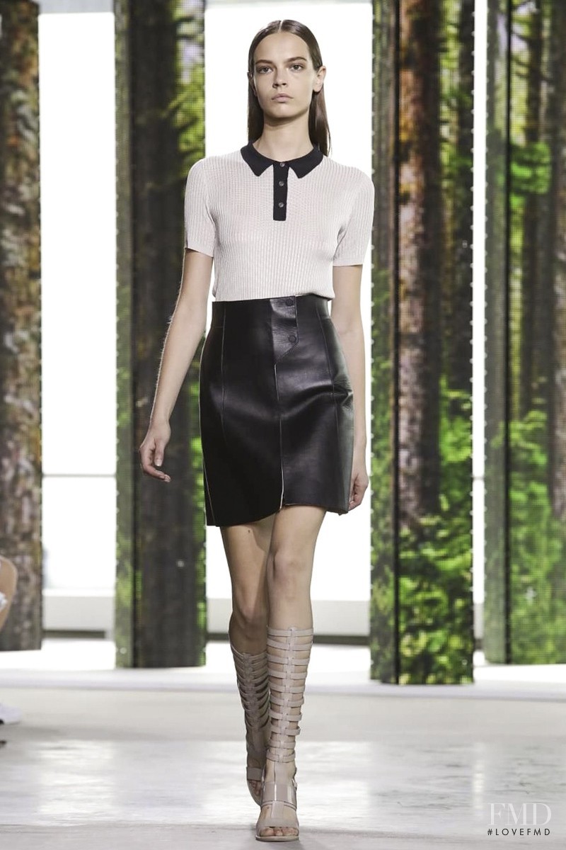 Mina Cvetkovic featured in  the Hugo Boss fashion show for Spring/Summer 2015