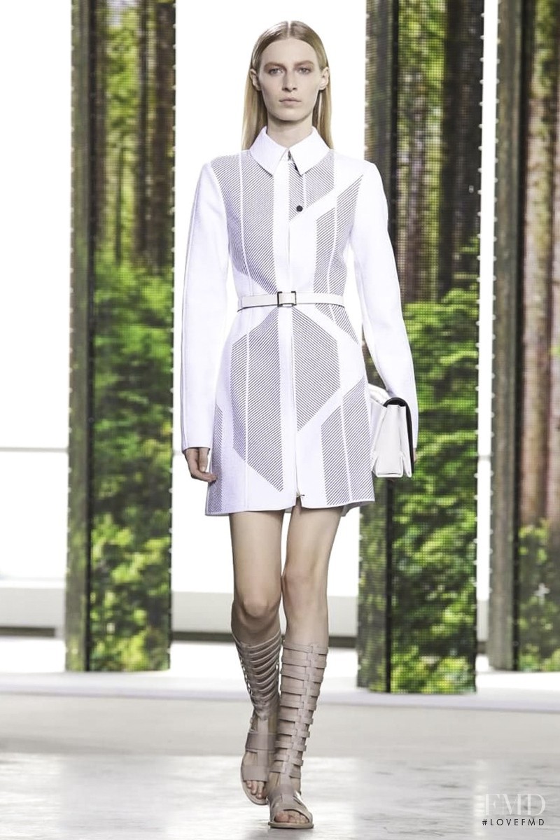 Julia Nobis featured in  the Hugo Boss fashion show for Spring/Summer 2015