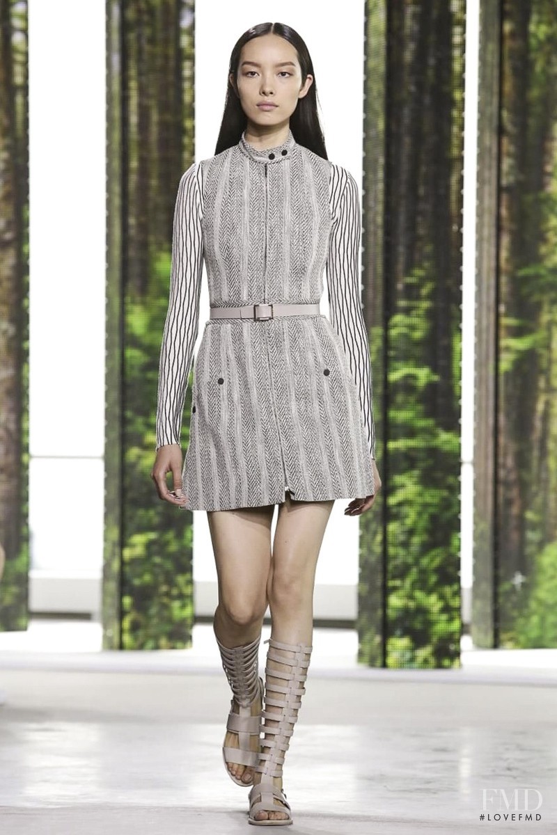 Fei Fei Sun featured in  the Hugo Boss fashion show for Spring/Summer 2015