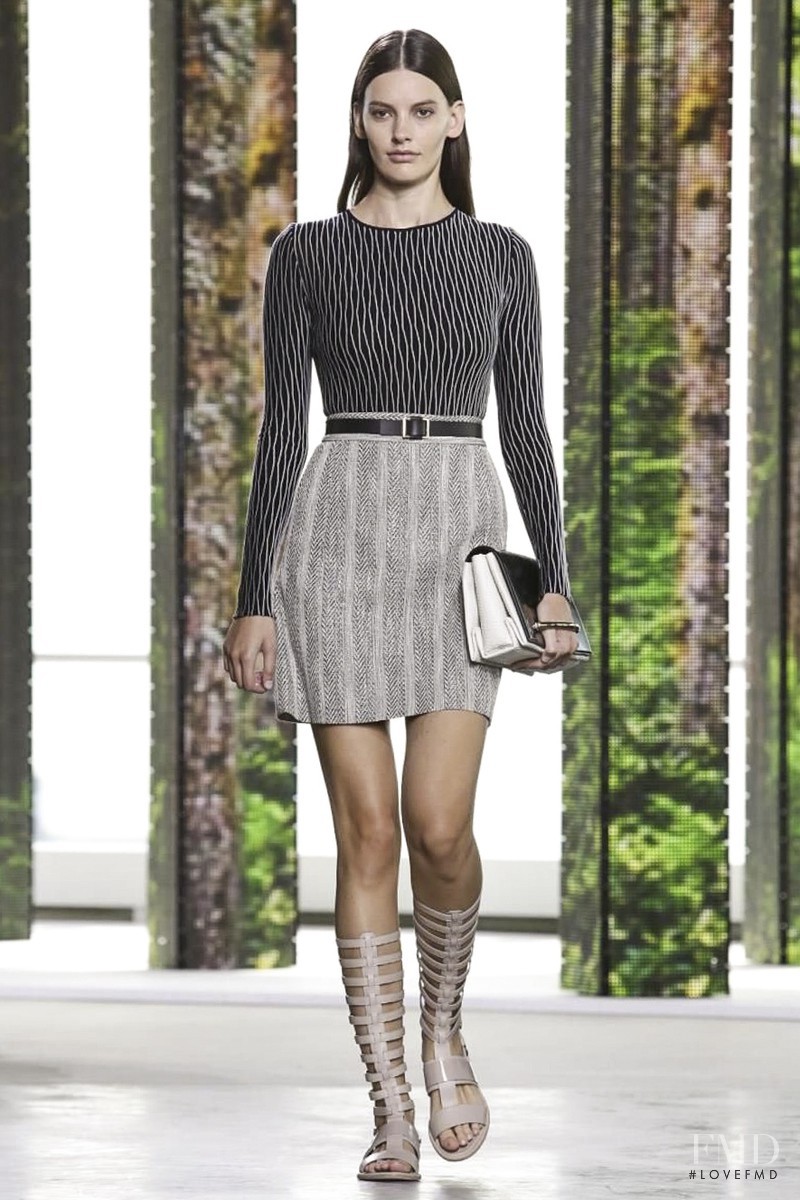 Amanda Murphy featured in  the Hugo Boss fashion show for Spring/Summer 2015